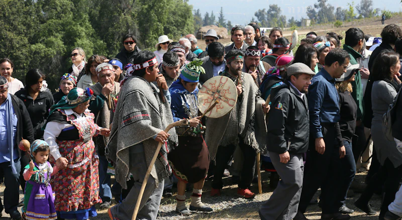 An event where native people of the land are participating