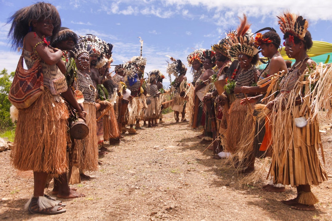Celebrations at Temple Site in Papua New Guinea
