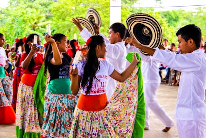 برگزاری جشن‌های دویستمین سالگرد در توچین کلمبیا 