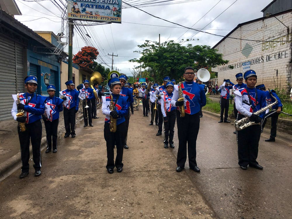 Bahá’ís in Honduras participate in flower parade