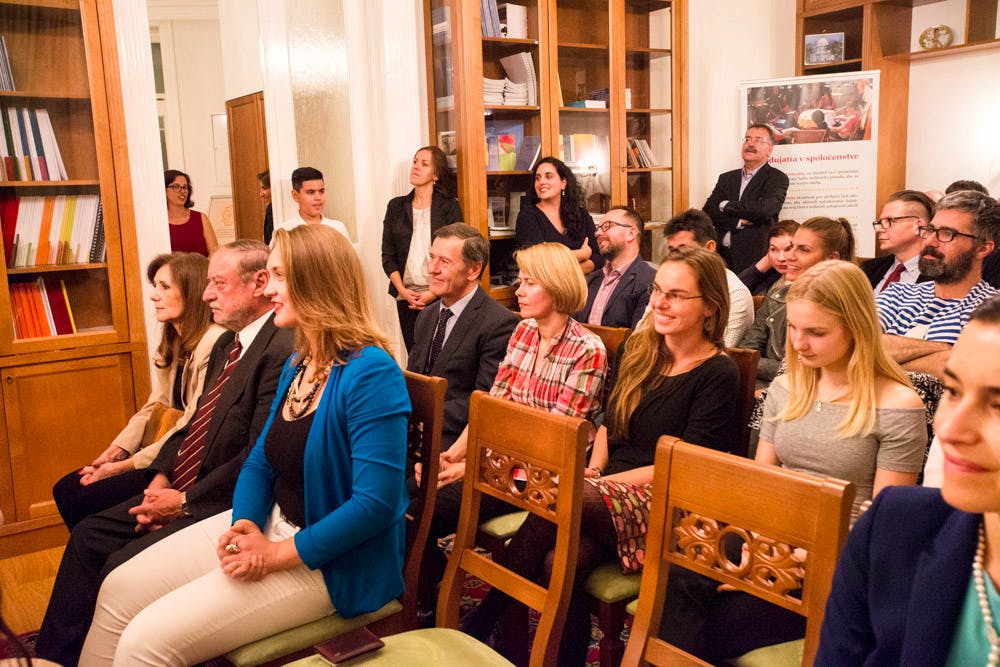 Celebration in Bratislava, Slovakia 