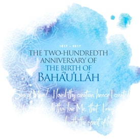 Un folleto para el 200 aniversario del nacimiento de Bahá’u’lláh