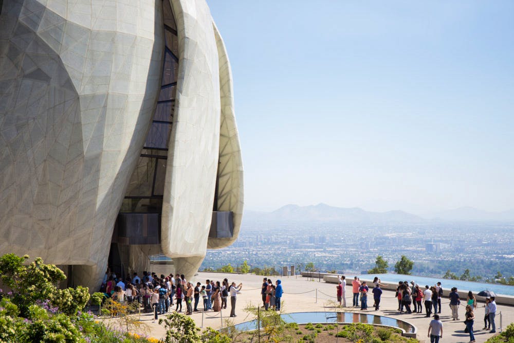 نمایشگاه در معبد بهائی شیلی