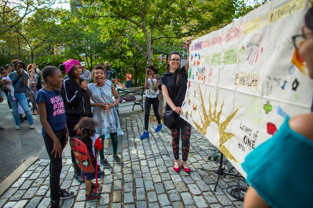 Neighbourhood picnic in Brooklyn
