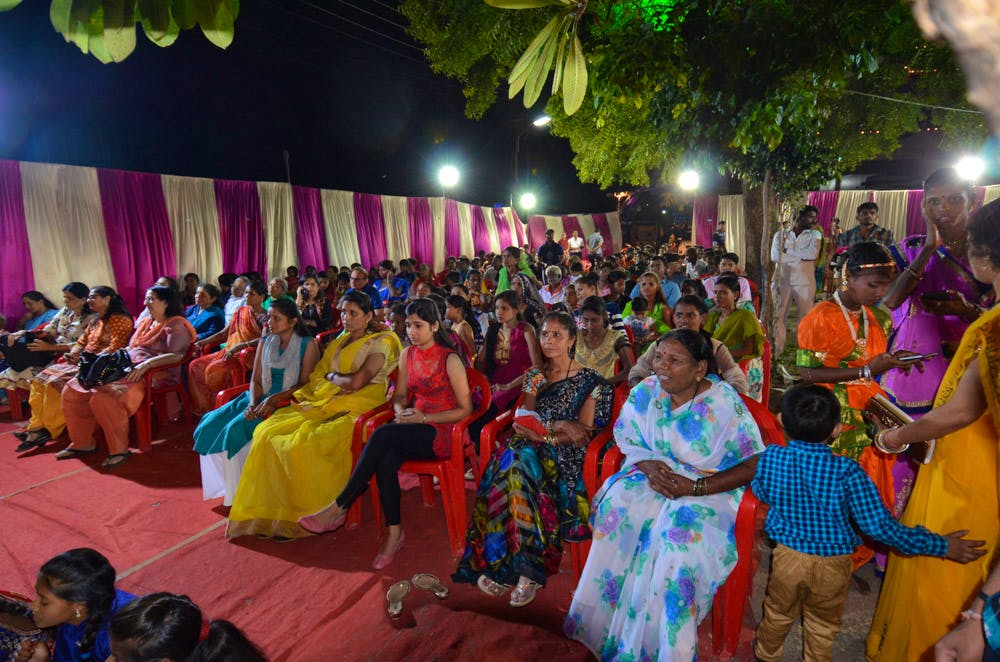 Vibrant neighbourhood celebrations